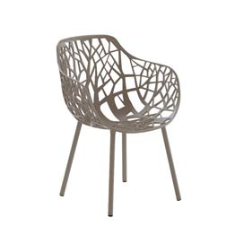 Forest Sessel grey metallic