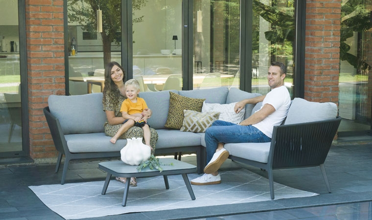 La Spezia Aluminium & Kordel Lounge